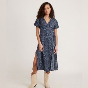 Marine Layer Emlyn Midi Dressed